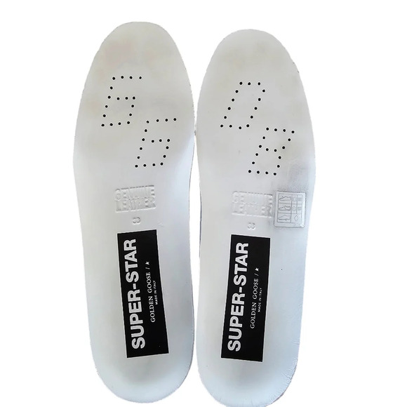 Golden Goose Superstar Size 38 Nordstrom Private Edition Gray Suede Pink Glitter - Picture 8 of 9